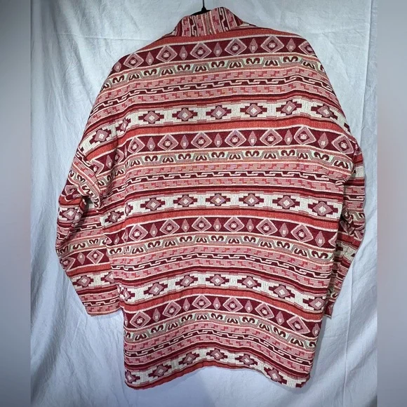 William Rast Cocoon Aztec Print Jacket - Picture 2 of 5